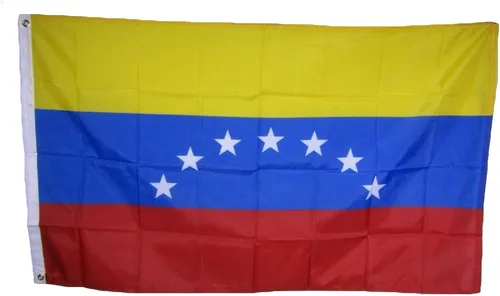 3 x 5 Bandera de Venezuela 7 Star País 200d Nylon 3 'x5' Banner Grommets no Crest cámara Banner doble costura resistente al desgaste calidad premium