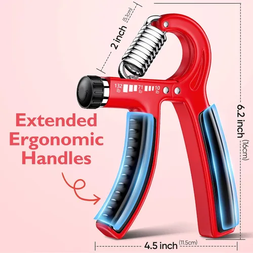 Miniatura 3 de FitBeast Grip Strengthener Forearm Strengthener, Adjustable Hand Grip Strengthener for Strength Training & Rehabilitation, 10-132 lbs Resistance