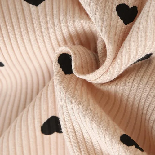 Miniatura 6 de Conjunto de mameluco y pantalón de manga larga para niña de 3 piezas