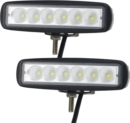 Miniatura 11 de Willpower 2 piezas de 27 W de 2200 lm, barra de luz de trabajo LED redonda, lámpara de conducción de haz puntual para todoterreno, SUV, barco, Jeep