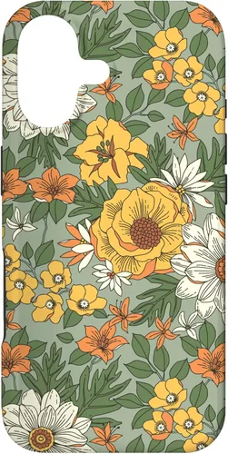 Miniatura 32 de Funda para iPhone 12 mini flores silvestres amarillas flores de verano botánico floral