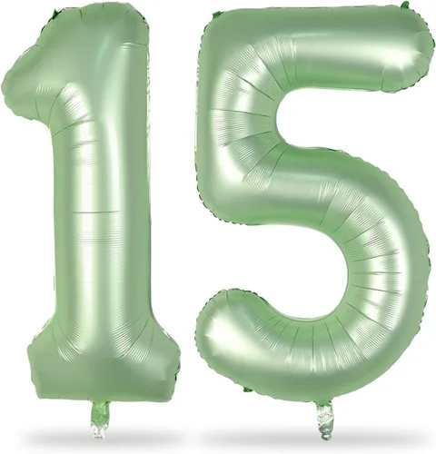 Miniatura 73 de Globos de oro rosa para cumpleaños número 16 para niñas, 40 pulgadas de gran tamaño, globos de lámina de mylar con el número 1 y 6, autoinflables