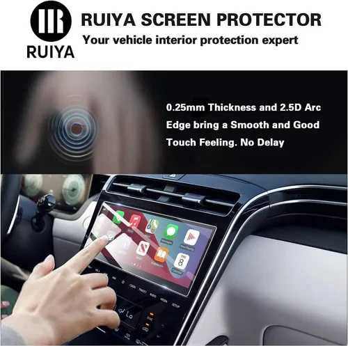 Miniatura 3 de 3 protectores de pantalla para trajes para Hyundai Tucson/Santa Cruz 2022+ accesorios de vidrio templado 9HD compatible con Hyundai Tucson/Santa