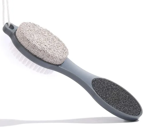 CAREHOOD Eliminador de callos para pies, multiusos, 4 en 1, incluye raspador, piedra pómez, escofina para pies y lima para el cuidado de los pies en