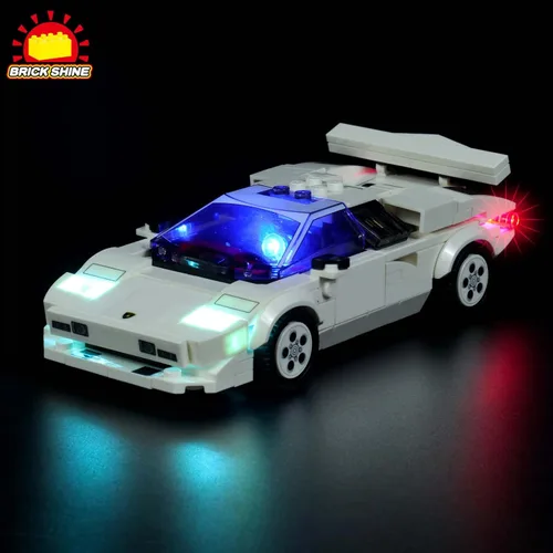 Miniatura 6 de Kit de luces GC para Lego® Speed Champions Lamborghini Countach 76908 (Lego Set no incluido) (Classic)