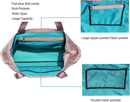Miniatura 6 de Bolsa para esterilla de yoga ESVAN, bolsa de mano para yoga, bandolera para esterilla de yoga, bolsa de transporte para oficina, yoga, pilates, B
