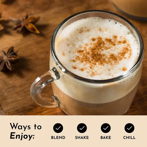 Miniatura 11 de JUST INGREDIENTS Chai Proteína en polvo – Mezcla de 30 porciones con suero 100% alimentado con pasto y proteínas vegetales orgánicas – Sabor cálido