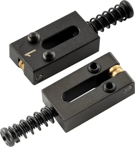 Miniatura 4 de Musiclily Sillas de puente de guitarra de latón ultra de 0.413 in, sillín de puente de trémolo para Fender Telecaster Tele Stratocaster Strat ST TL