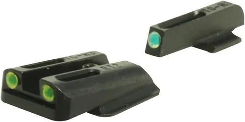 Miniatura 8 de TRUGLO TFO - Juego de mira de tritio y fibra óptica para pistola Mira nocturna brillante delantera y trasera duradera resistente a los enganches
