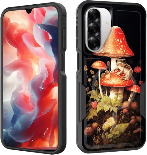Miniatura 137 de Funda magnética para Galaxy A16 5G, [compatible con MagSafe] [protección contra caídas de grado militar] Funda resistente a prueba de golpes