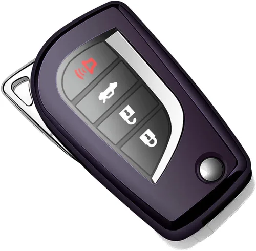 Tukellen - Funda protectora para llave inteligente de Toyota, diseño especial suave de TPU, compatible con Toyota Camry SE/LE 2018-2024, RAV4 LE