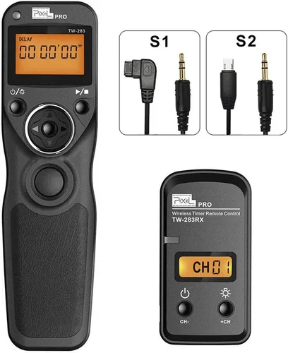Miniatura 10 de Obturador remoto compatible con Canon, control remoto temporizador de liberación de obturador inalámbrico PIXEL E3/N3 compatible con Canon Eos 1D 5D
