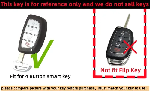 Miniatura 3 de REPROTECTING - Funda de poliuretano termoplástico para llavero compatible con Hyundai Elantra Elantra GT Ioniq Sonata Tucson 2016-2021《no