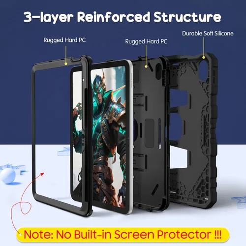Miniatura 3 de Fintie Funda Amigable para Niños para iPad (A16) 11ª Generación 11 Pulgadas (2025), iPad 10ª Generación 10.9 Pulgadas (2022), Funda Protectora