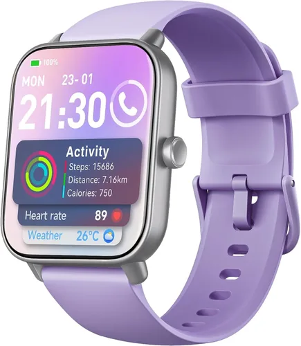 Miniatura 8 de Relojes inteligentes para hombres y mujeres, para hacer o responder llamadas, Alexa integrado, rastreador de actividad física HD de 1.8 pulgadas