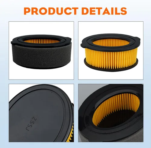 Miniatura 7 de Hipa 951-10794 Filtro de aire de repuesto para MTD 951-14262 751-10794 751-14262 Se adapta a 208cc Troy-Bilt Craftsman Yard Machines Cultivator