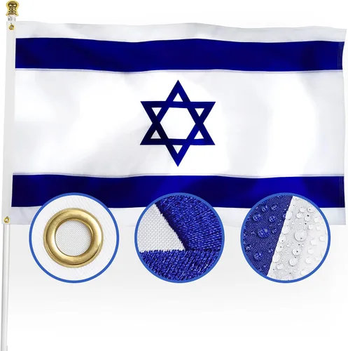Miniatura 14 de XIFAN Bandera de Nicaragua prémium de 3 x 5 pies para exteriores, bandera de país nicaragüense grande de doble cara de nailon 210D, decoración