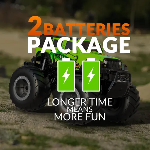 Miniatura 5 de STEMTRON - Coche de control remoto anfibio para niños de 2.4GHz 1:16 todoterreno fuera de carretera, camión monstruo impermeable para niños