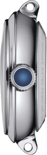 Miniatura 2 de Tissot Bellissima Automatic 316L - Reloj automático de acero inoxidable para mujer, azul, cuero, 5 (T1262071601300), Azul