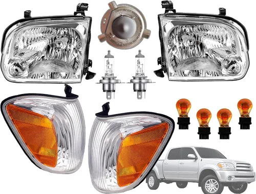 Miniatura 25 de APA - Lámpara de repuesto para faros delanteros con bisel gris para Dakota 1991 1992 1993 1994 1995 1996 con paquete AERO Driver lado izquierdo