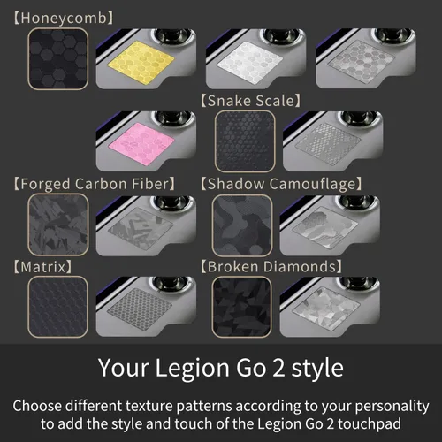 Miniatura 3 de Luck&Link Protector táctil para Legion Go 2, adhesivo protector con textura para almohadillas táctiles Legion Go2 Touch Trackpads, textura de alta