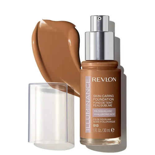 Miniatura 37 de Revlon Illuminance - Base líquida para el cuidado de la piel, ácido hialurónico, fórmula hidratante y nutritiva con cobertura media, bronceado claro