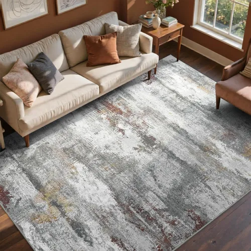 Miniatura 70 de Alfombra de pasillo lavable de 2 x 6 pies, antideslizante, de pelo bajo, alfombra de área de cocina, alfombra suave y larga para entrada, alfombra