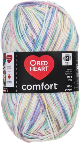 Miniatura 88 de RED HEART Hilo Comfort Shimmers, ópalo blanco