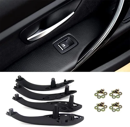 Miniatura 11 de FEXON Manijas de puerta de repuesto para BMW Series 3 F30 Series 4 Soporte de puerta interior Moldura Tirador Reposabrazos Kit de soporte 2012-2018