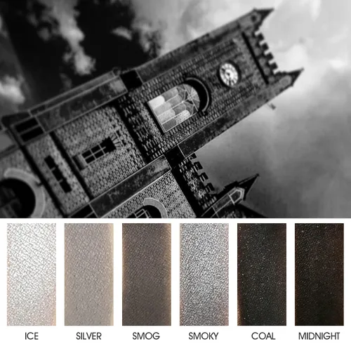 Miniatura 5 de DE'LANCI PANDA - Paleta de sombras de ojos ahumadas negras, 9 colores verdaderos, negro, gris oscuro, ahumado, gótico, paleta de maquillaje, 9 tonos