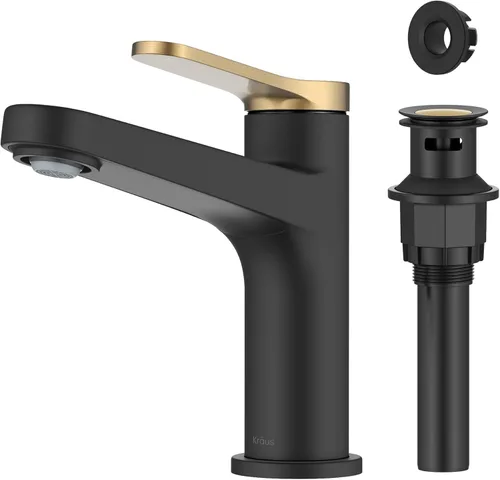 Miniatura 27 de KRAUS Indy Grifo de baño sin contacto con sensor táctil con caja de control y mezclador de temperatura en acero inoxidable libre de manchas, Acero