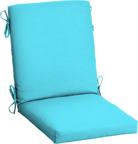 ARDEN - Cojín para silla de comedor exterior de 20 x 20 pulgadas, resistente al agua y a la decoloración, para patio, comedor o mecedora, en azul