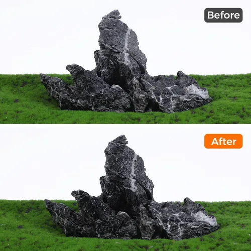 Miniatura 3 de Piedra natural Seiryu de 2 a 6 pulgadas, 4 piezas de rocas de acuario para paisajismo acuático, paisajismo de acuarios, terrarios, decoración