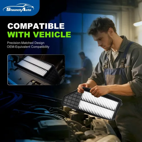 Miniatura 6 de Engine & Cabin Air Filter Set for 2019-2022 Honda Insight 1.5L L4 Gas - Activated Carbon - Automotive Replacement Accessories #172206L2A01 CF11182