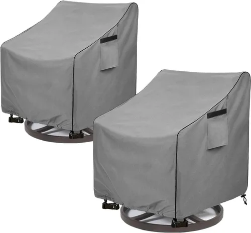 Miniatura 16 de okcool Funda para mesa de centro para exteriores, impermeable, rectangular, para mesa auxiliar pequeña, 48 x 28 x 16 pulgadas, fundas rectangulares