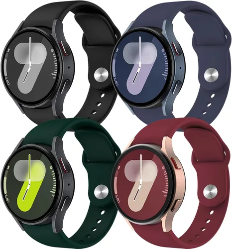 Correas deportivas para Samsung Galaxy Watch 7/6/5/4/FE Band 1.575 in 1.732 in/Watch 6 Classic 1.850 in 1.693 in/Watch 4 Classic 1.811 in 1.654 in