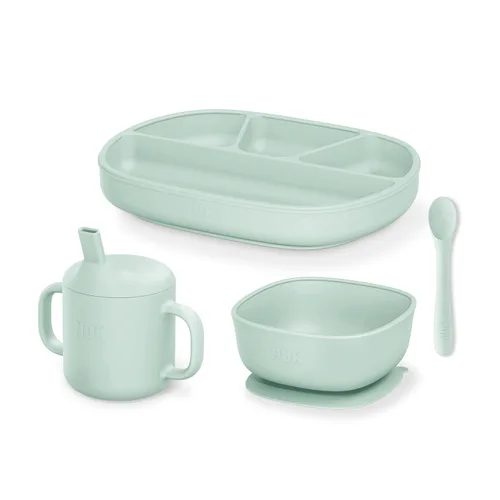 Miniatura 13 de NUK Vaso de silicona para bebé, fácil de agarrar y beber, apto para lavavajillas, sin BPA, paquete de 1 Verde