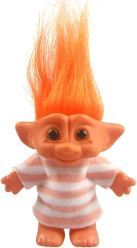 Miniatura 7 de Muñecas vintage Troll cromáticas adorables para colecciones, proyectos escolares, artes y manualidades, recuerdos de fiesta, 7.5 pulgadas de alto