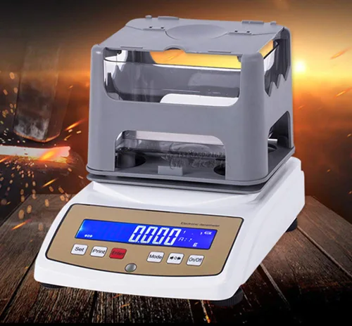Miniatura 2 de Medidor de densidad sólida Probador de densidad digital Analizador de pureza de metal Densímetro sólido 0.005 ~ 10.58 oz Precisión 0.00 oz/cm3