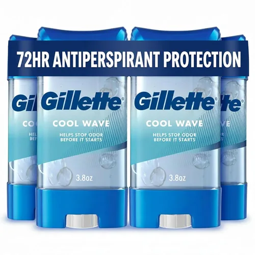 Gillette Antitranspirante y desodorante para hombres, resistencia clínica 72 horas, protección contra el sudor y el olor, frescura de larga