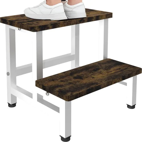 Miniatura 10 de Taburete de Paso de Madera para Niños Pequeños, Niños y Adultos, Taburetes de Paso Resistentes con Capacidad de Carga de 300 Libras, Taburete