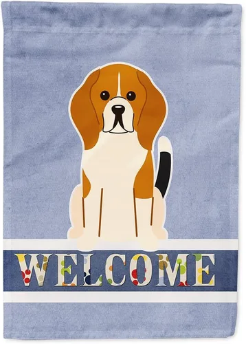 Miniatura 125 de Caroline's Treasures BB5622GF Airedale - Bandera de bienvenida para jardín, bandera decorativa para patio, exteriores, patio, parterres