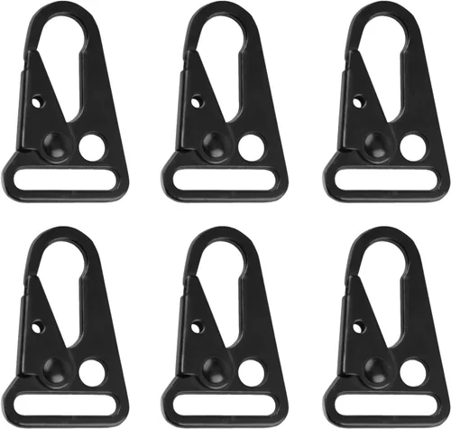 Miniatura 22 de TRIWONDER Clips de boca ampliados HK Gancho de alta resistencia Ganchos a presión Clips de honda para Paracord al aire libre bolsa mochila
