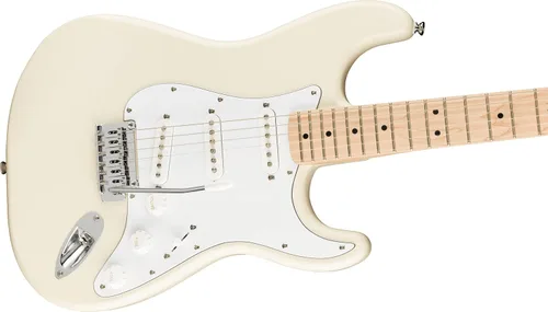 Miniatura 6 de Squier Affinity Series Stratocaster - Guitarra eléctrica, color blanco olímpico con diapasón de arce