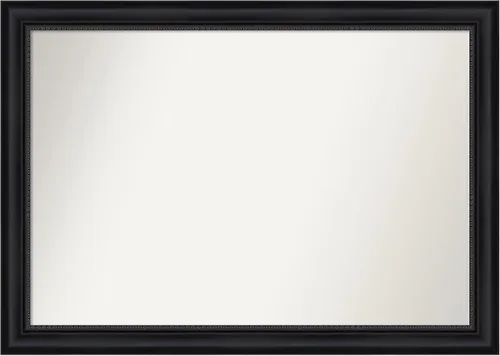 Miniatura 129 de Amanti Art Espejo personalizado, espejo de baño negro Astor, espejo de pared o espejo de tocador de baño sobre el fregadero (25 x 25 pulgadas)