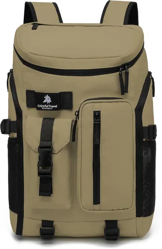 Miniatura 20 de Kalesi Bolsa de lona para gimnasio, 4 vías, impermeable, con compartimento para zapatos, para viajes, deporte, senderismo, laptop