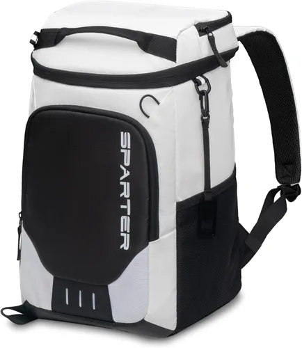 SPARTER - Mochila enfriadora aislada a prueba de fugas para 33/49 latas, bolsa térmica con 2 compartimentos aislados, mochila de playa, viaje,