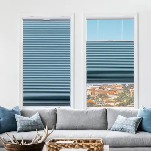 Miniatura 43 de Tonature Persianas Celulares de Tamaño Personalizado para Ventanas Cortinas Blackout sin Cordón Persianas Enrollables Protección UV Aislamiento