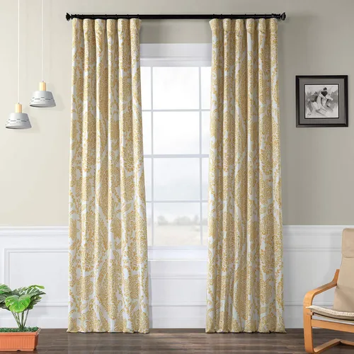 Miniatura 23 de HPD Half Price Drapes BOCH-KC43-63 - Cortinas de Lino con Rayas para Oscurecer la Sala de Estar (1 Panel), 50 x 63 Pulgadas, Color Negro Toldo