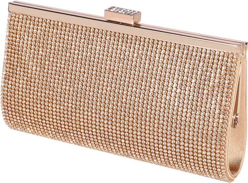 Miniatura 13 de JIAN YA NA Fashion Women Bridesmaid Lady Girl Bride Evening Clutch Bag for Prom Cocktail Party Wedding Engagement